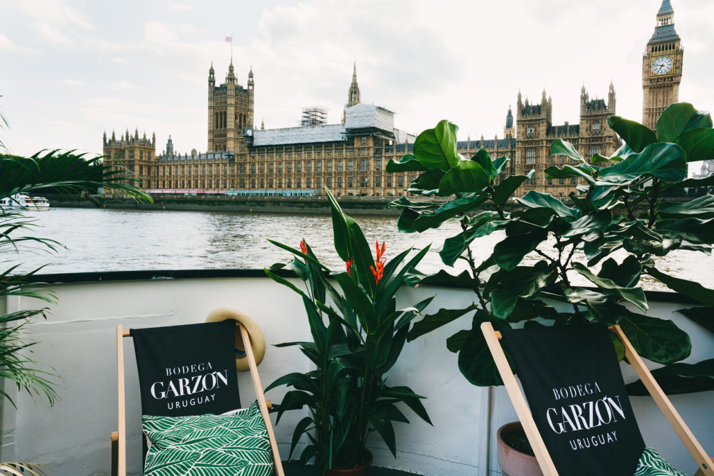 Floating Summer Banquet. River Thames, London.