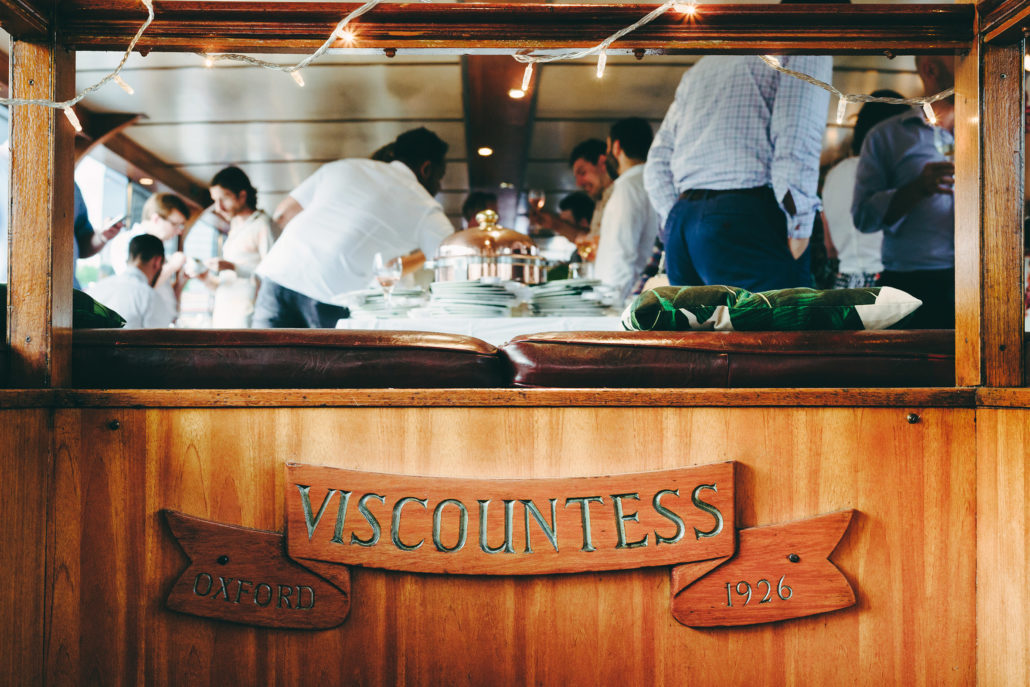 Floating Summer Banquet. River Thames, London.